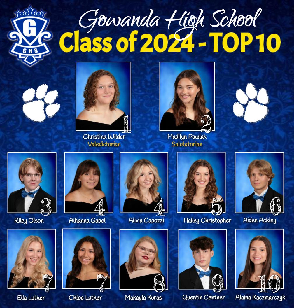 Top 10 of the Class of 2024