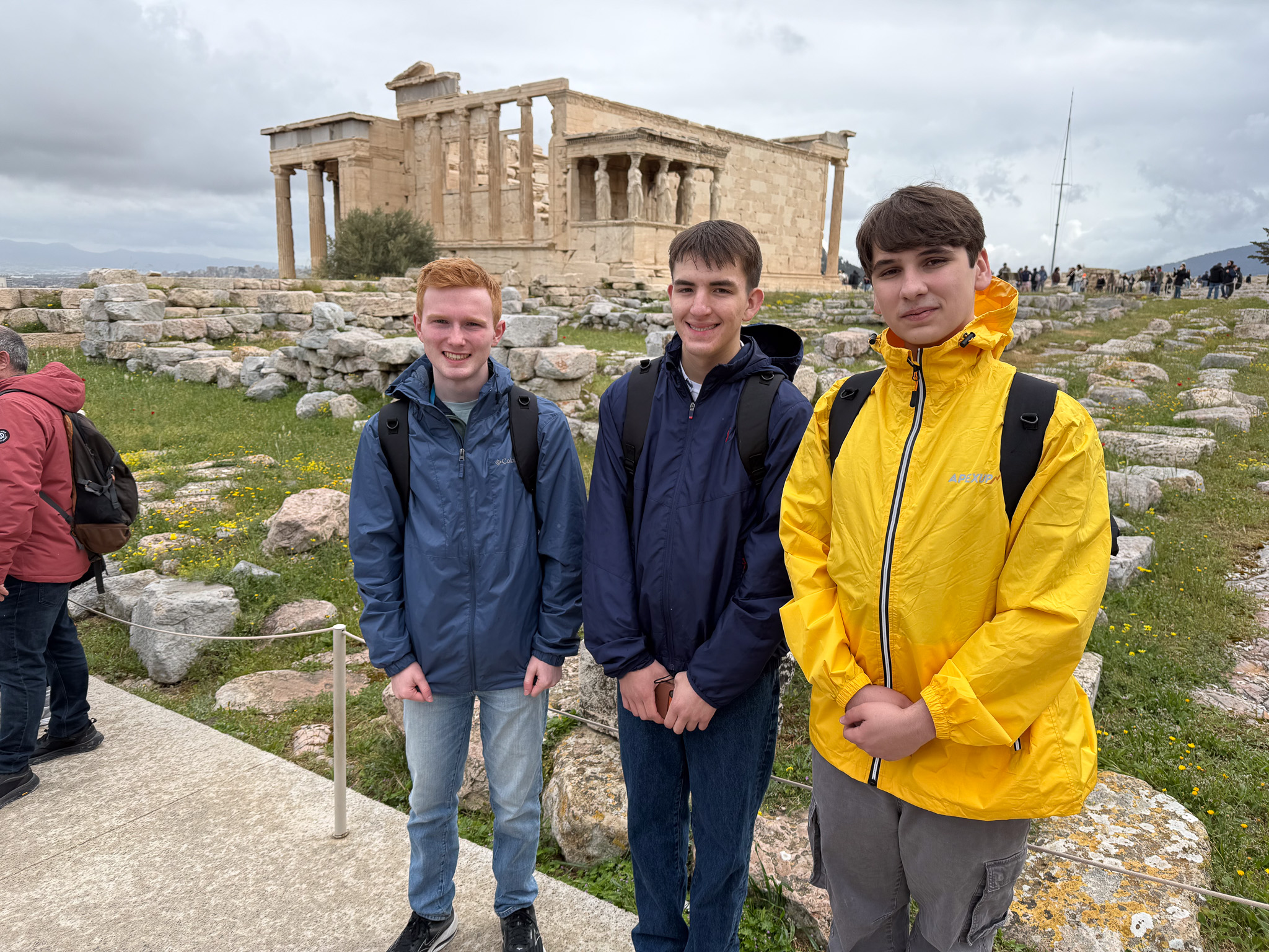 Inside the Acropolis Museum.