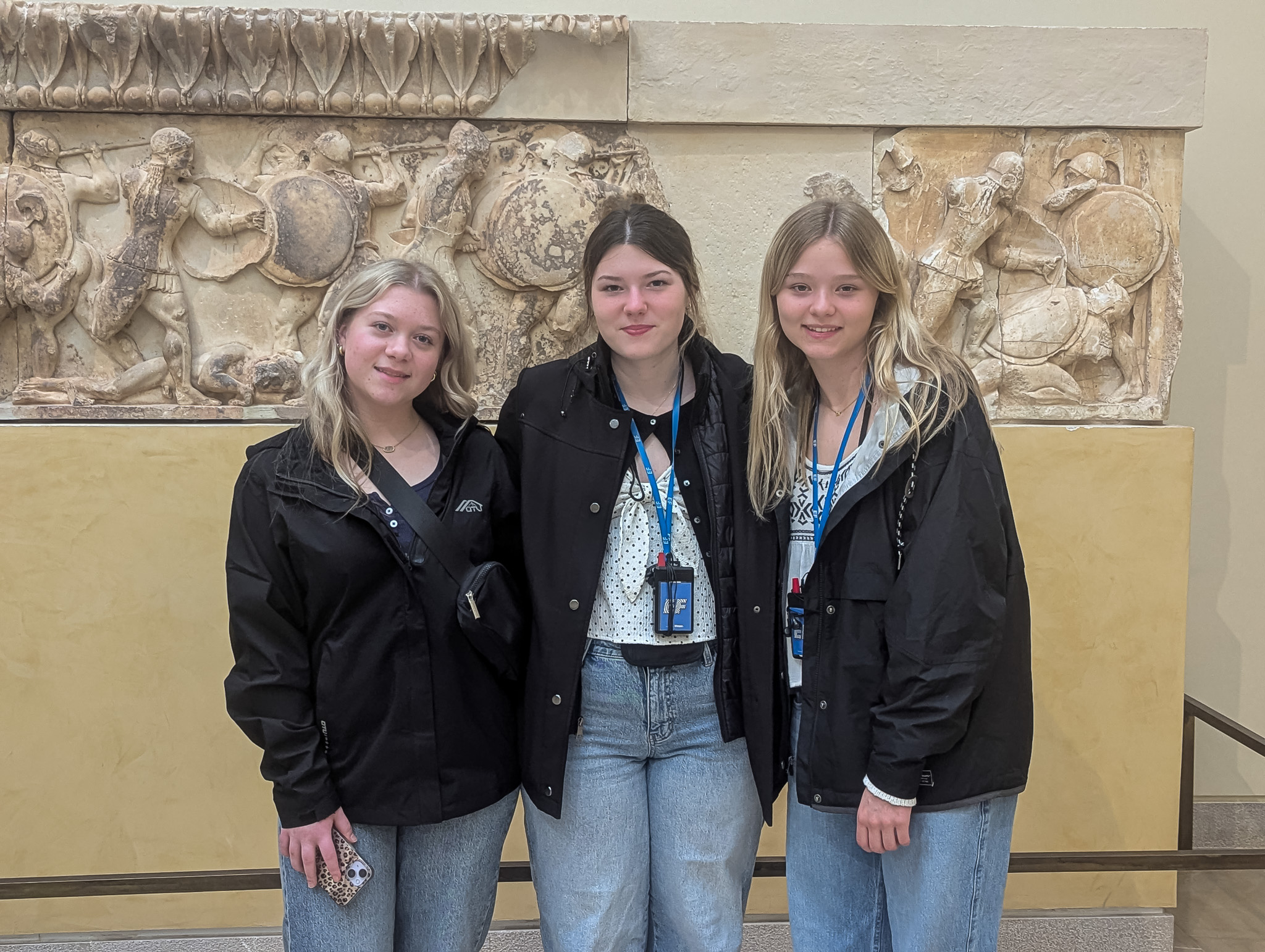 Arriving at the Delphi site.