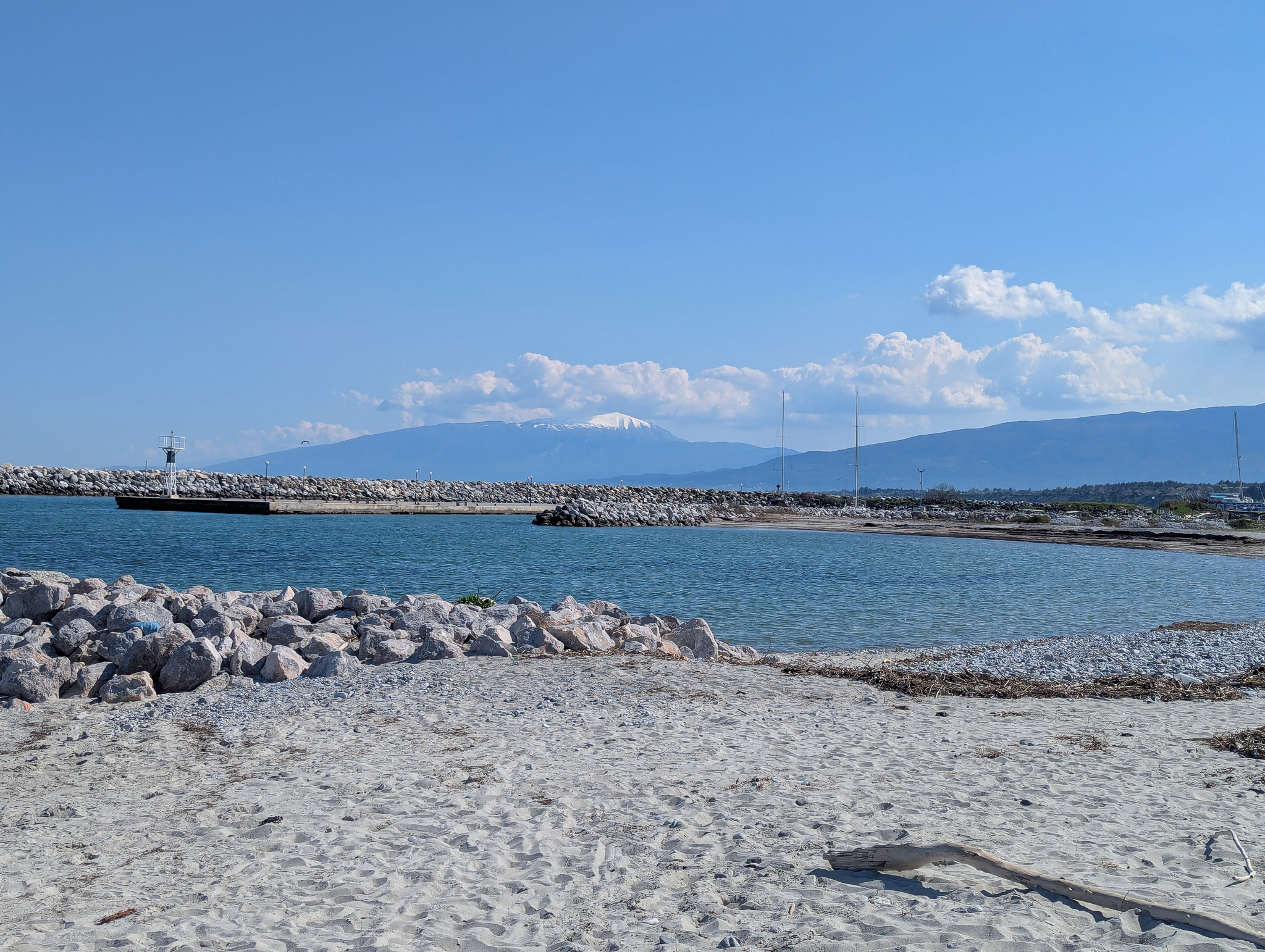 Seashell hunting.