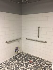 Bathroom safety rails