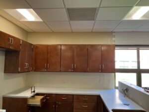 Installed countertops in Home and Careers. classroom at Gowanda Middle School the week of September 19-23, 2022.